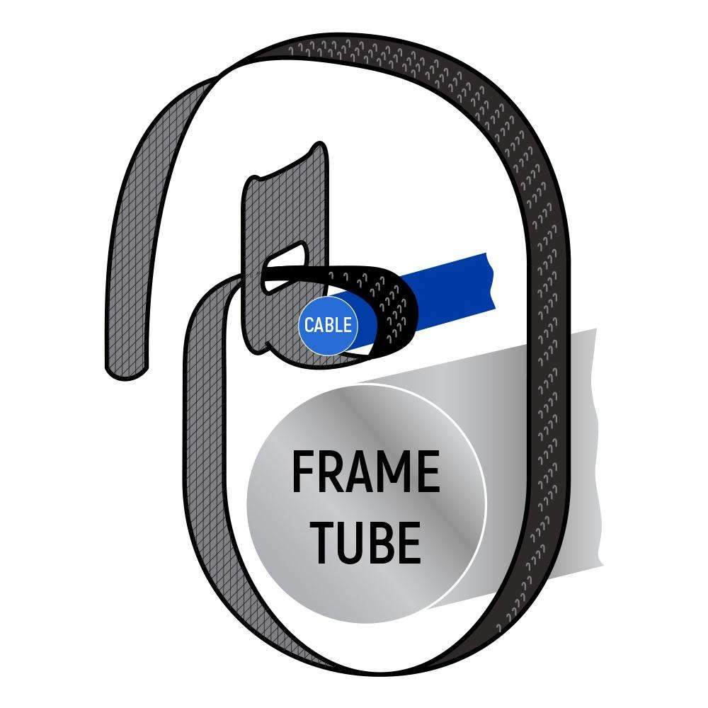 R-Wrap - Brida para cables reutilizable x 20 - Imagen 2