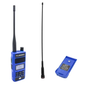PAQUETE - Radio R1 con antena de largo alcance y batería de alta capacidad