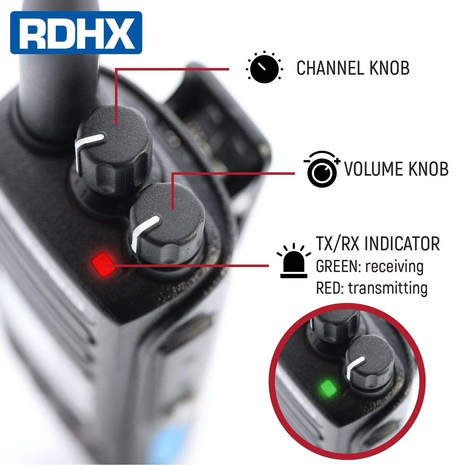 Radio RDH-X resistente al agua - Digital y analógico - Amarillo - Imagen 5