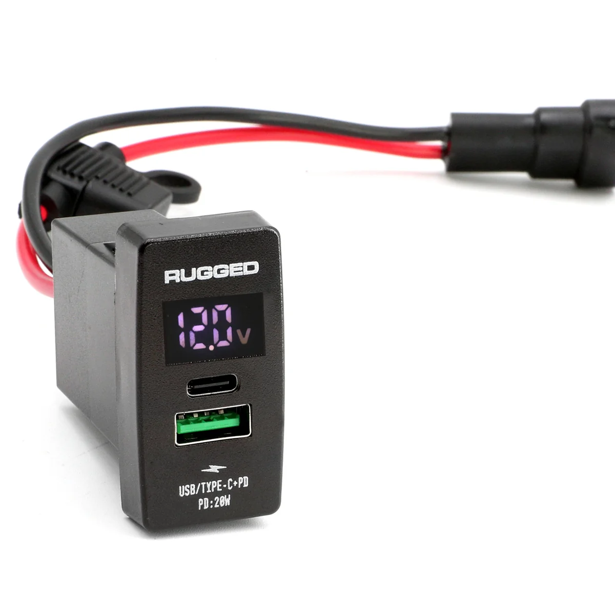 USB Rocker Switch con salida de 4.2 Amp